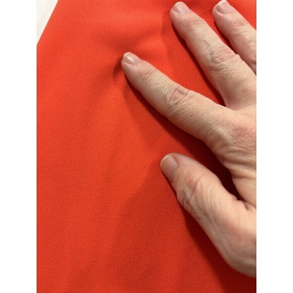 Elizabeth and James Maxi Dress Tomato Red Small Tiered Sleeveless Dopamine - Picture 10 of 11